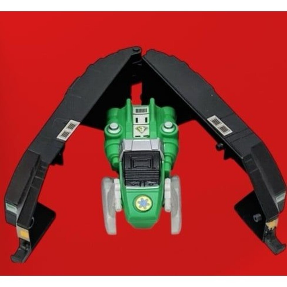 GREEN RAIL RESCUE TRAIN & PULL BACK VEHICLE Power Rangers Toy NEW 2000